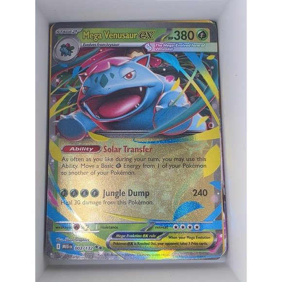 Other - Mega Venusaur ex 003/132 Double Rare Mega Evolution Pokemon Holo Near Mint